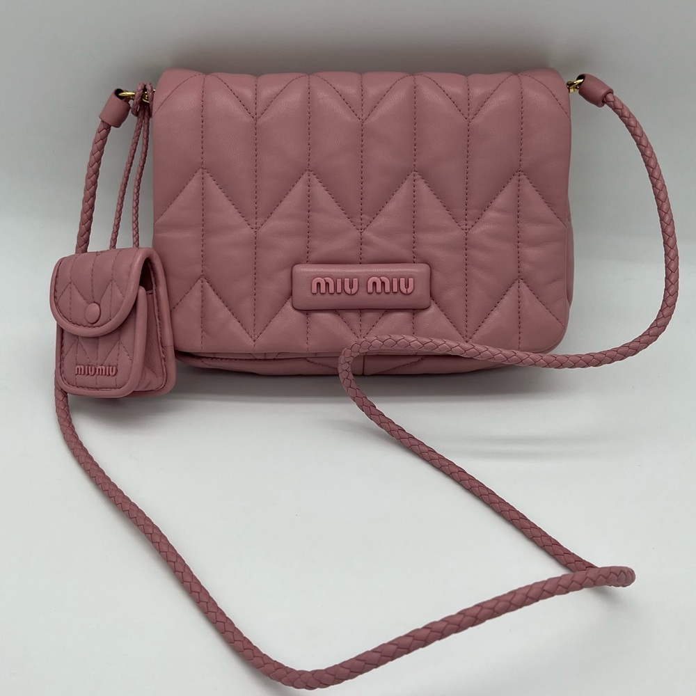 Authentic Miu Miu Nappa Leather shoulder bag - Picture 2 of 15